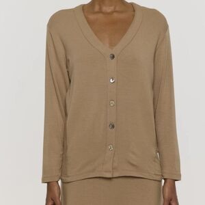 Bleusalt The Oversized Camel Cardigan